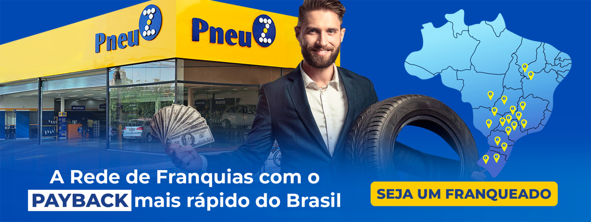 A Rede de Franquias com o PAYBACK mais rápido do Brasil. Seja um franqueado!